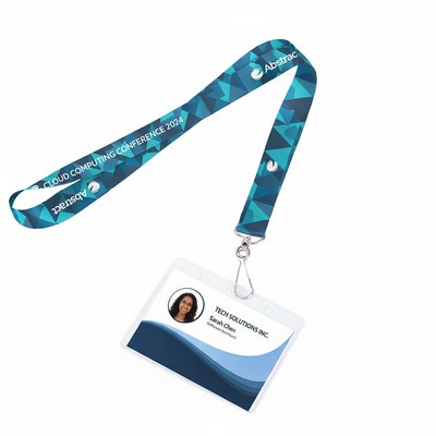 Lanyard With Clear Badge Holder