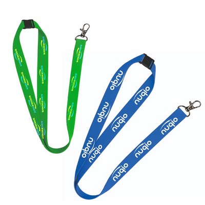 Polyester Breakaway Lanyard with Lobster Clip