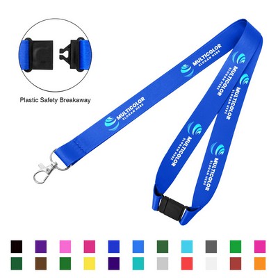 Polyester Lanyards Safety Breakaway