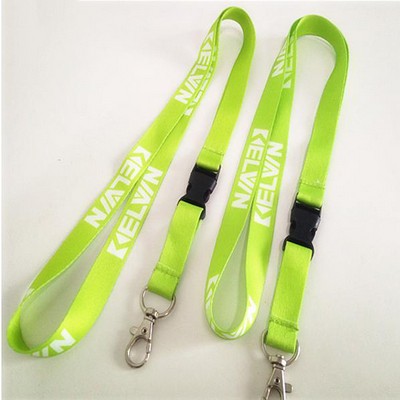 Polyester Lanyard with Quick-Release Buckle