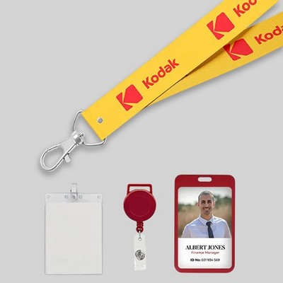 Custom Full Color Heat Transfer Lanyards 5/8"