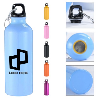 24Oz. Aluminum Water Bottle W/ Carabiner