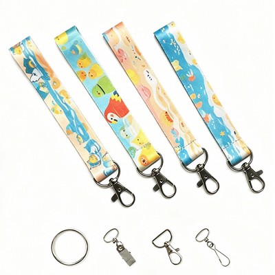 3/4" Full Color Wrist Lanyard