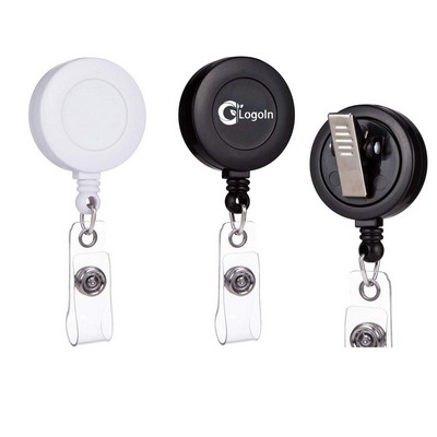 Retractable ID Name Badge Holder Reel with Swivel