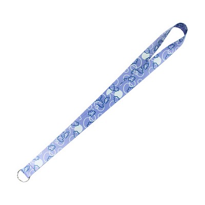 1/2 " Full Color Lanyards W/Split Key-Ring