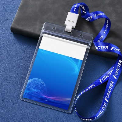 Secure View Badge Lanyard And Card Holder