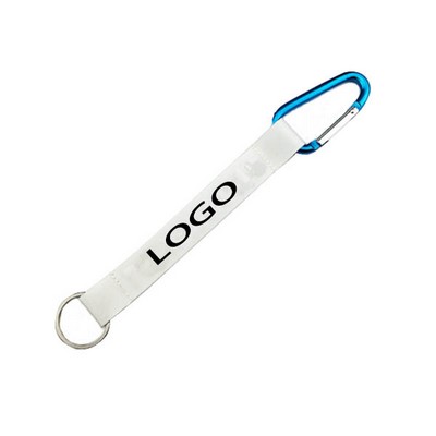 Multi-Color Carabiner Keychain with Lanyard